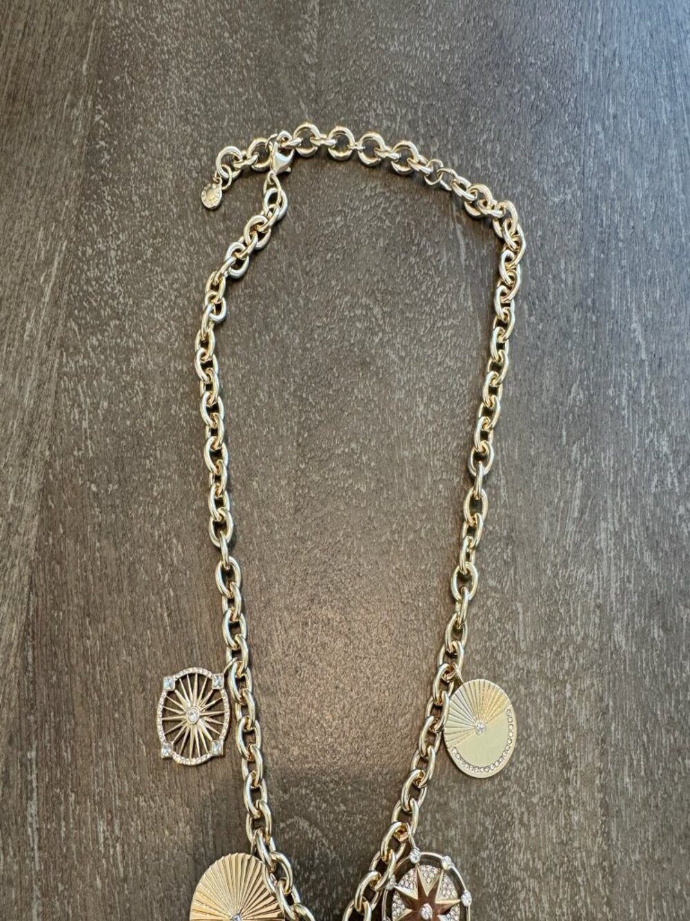 BaubleBar Galia Statement Charm Necklace